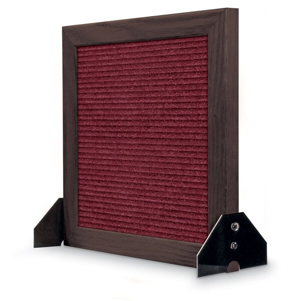 Indoor Enclosed Combo Board, 48"x36", Bronze Frame/White Porc & Amethyst